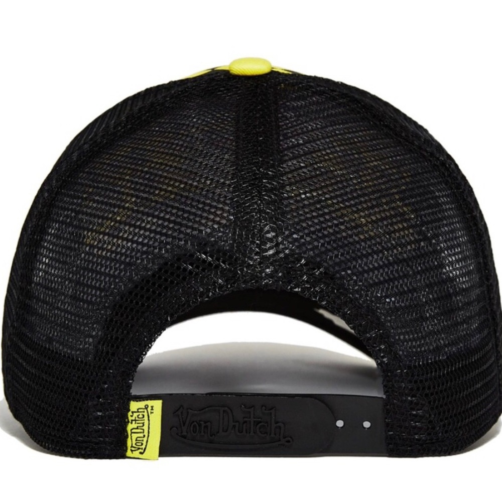 Von Dutch Black and Yellow Checkered Hat - Picture 3 of 3